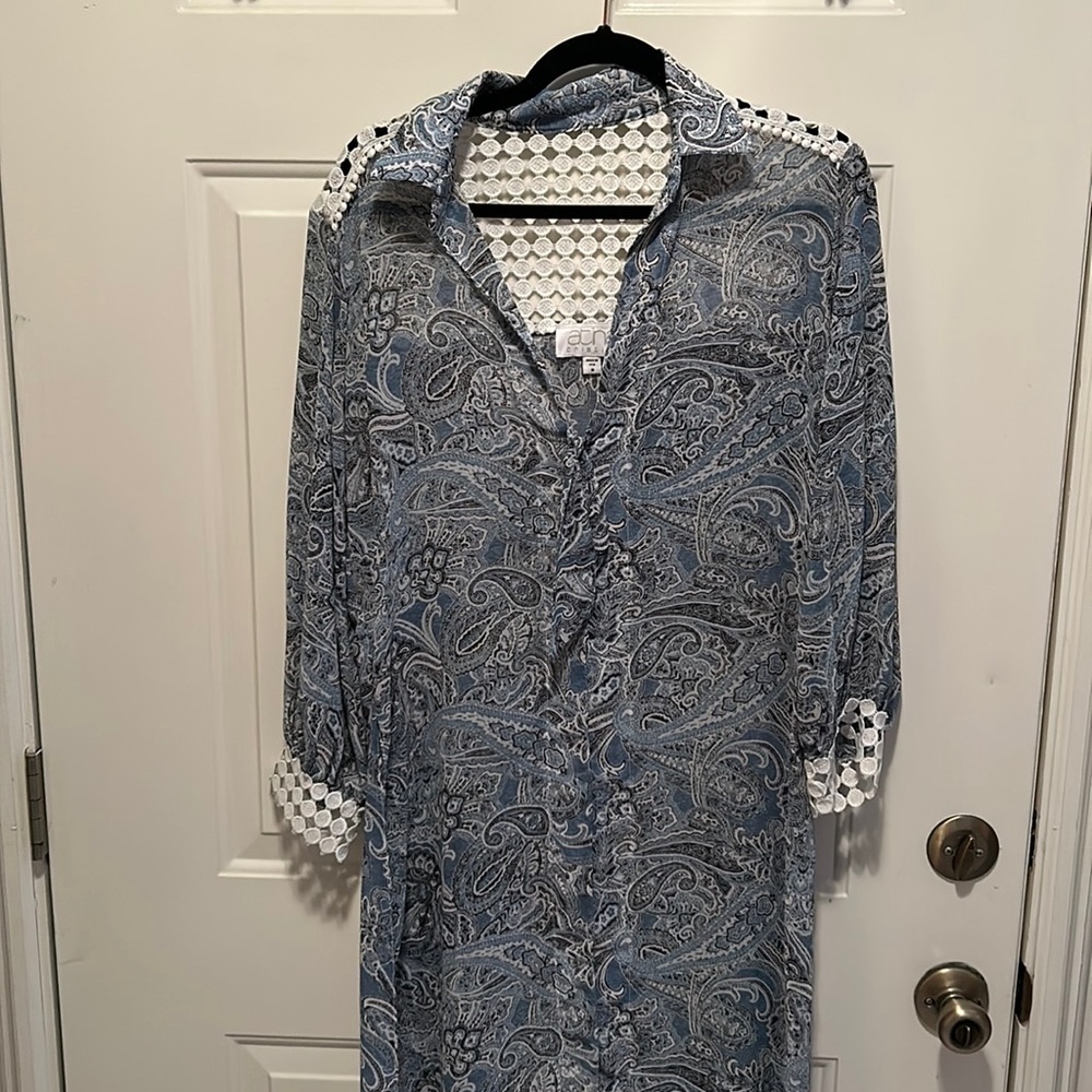 Atina Cristina chiffon paisley blouse